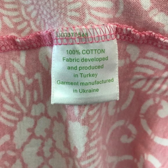 Garnet Hill Long Floral Asian Wrap L Organic Cotton Cap Sleeve Nightgown Pink - Picture 8 of 9